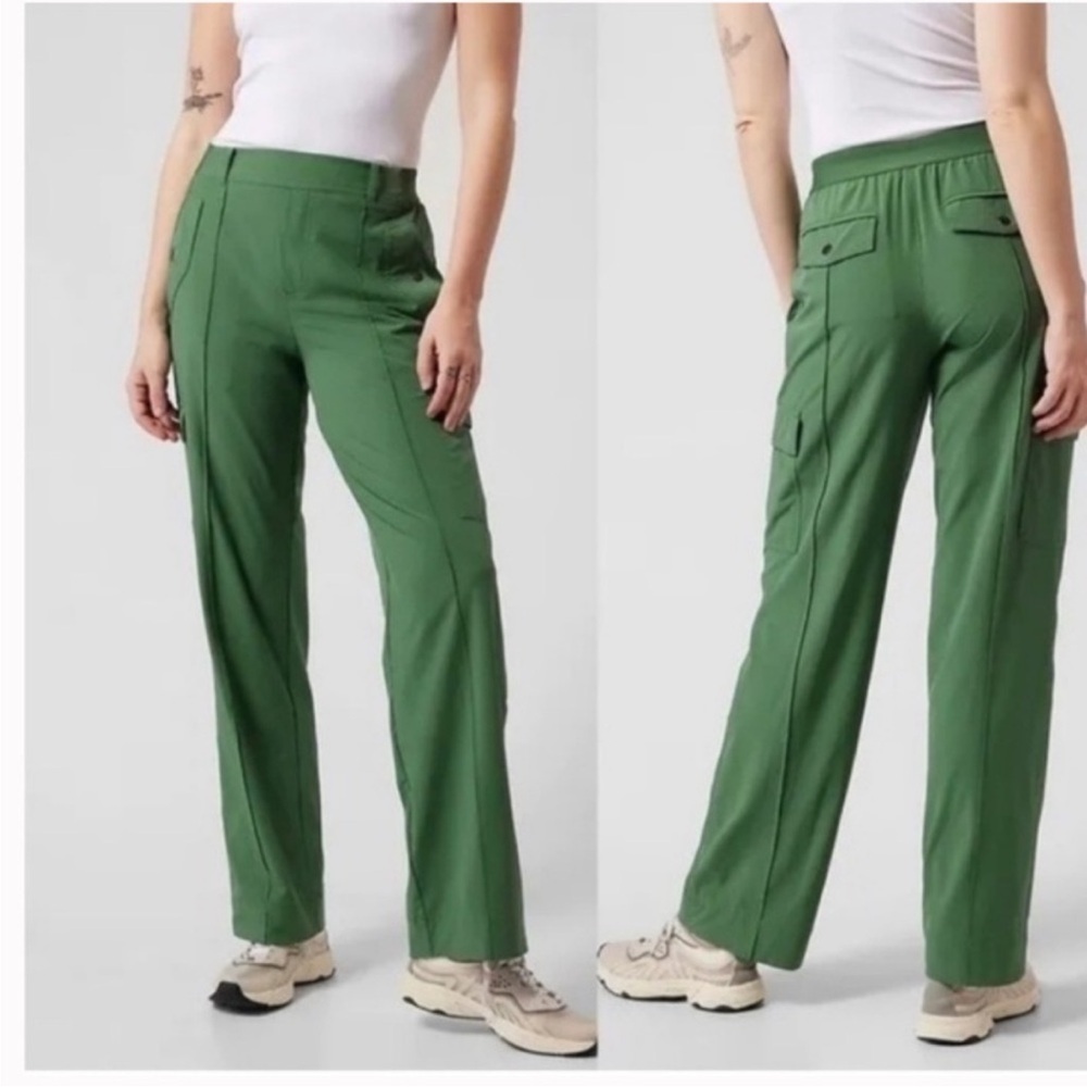 ATHLETA Vienna Cargo Pants Vineyard Green 2 R30